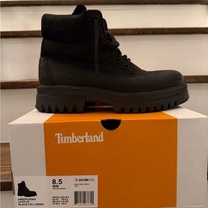 Timberland Men's Waterproof Black Boots 8.5 US/42 EU